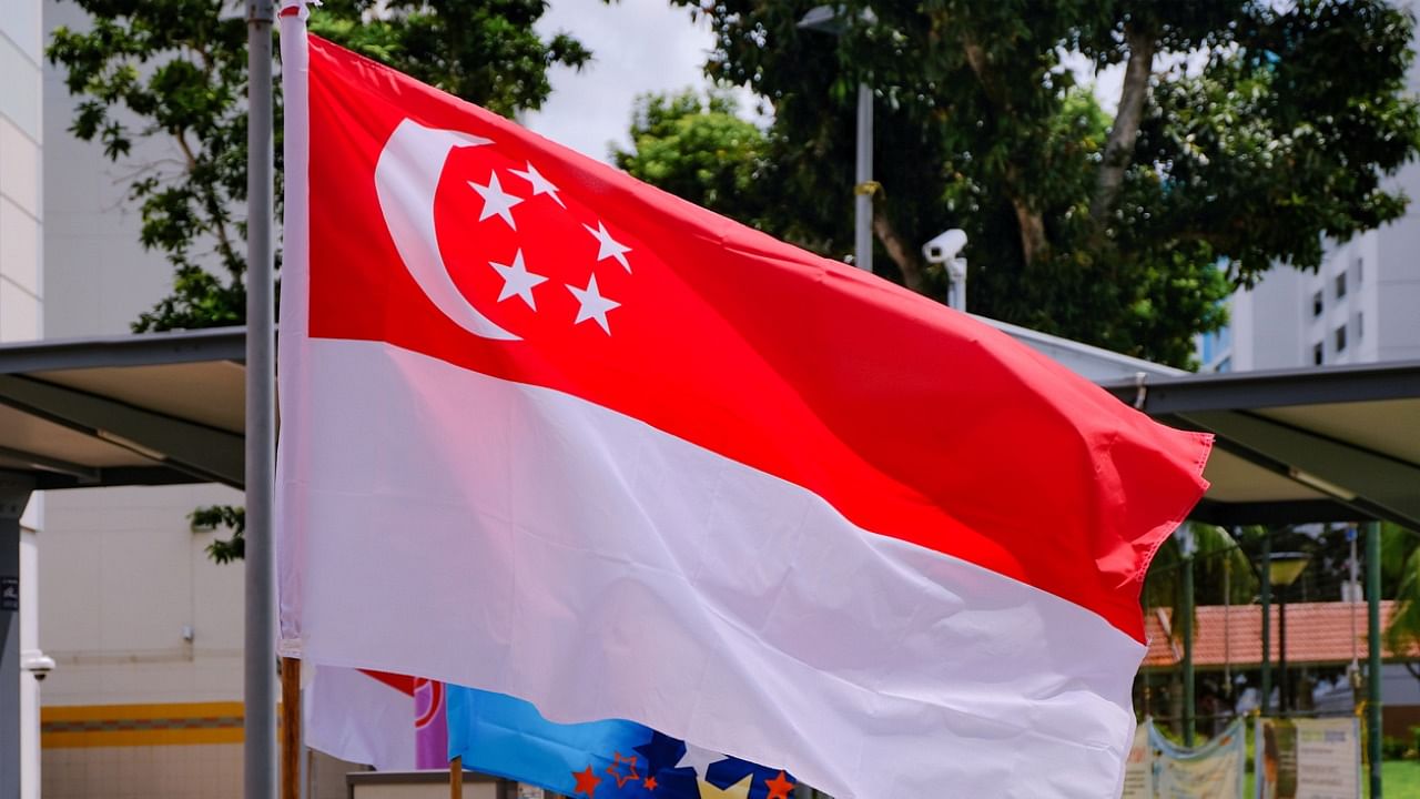 <div class="paragraphs"><p>Singapore flag.&nbsp;</p></div>