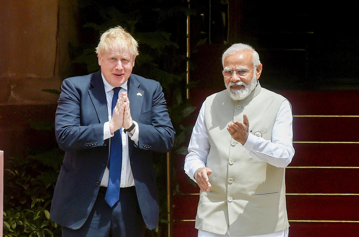 UK PM in India: Glimpses from Boris Johnson's visit