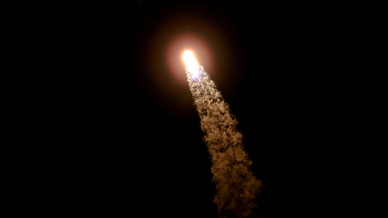 A SpaceX Falcon 9 rocket lifts off carrying three NASA astronauts and one ESA astronaut on a six-month expedition to the International Space Station, at Cape Canaveral, Florida, US. Credit: Reuters Photo