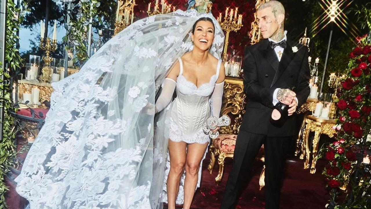 Kourtney Kardashian, Travis Barker wed in Italy, release official photos