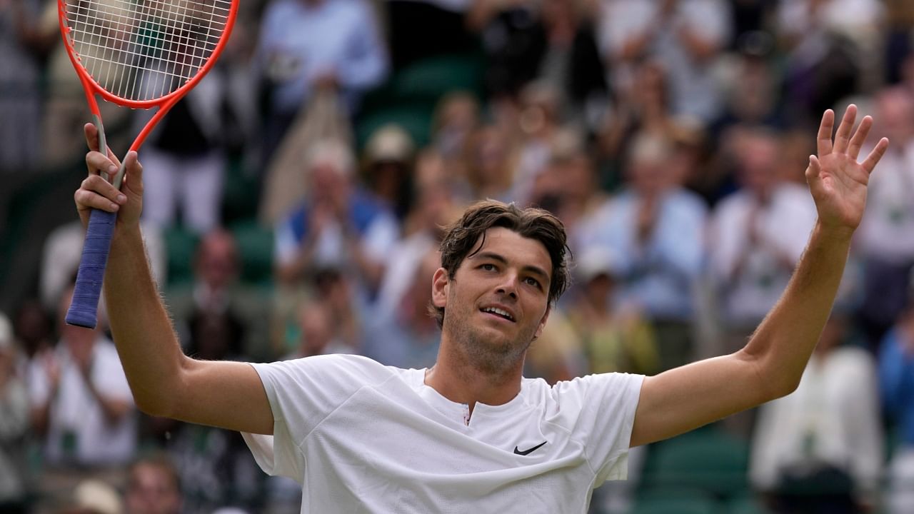 Wimbledon 2022: Taylor Fritz beats Kubler to reach maiden quarters Credit: AP Photo