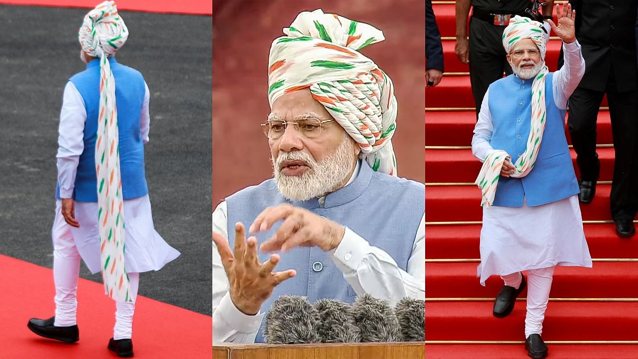 From tricolour headgear to white kurta, decoding PM Modi's Independence Day attire