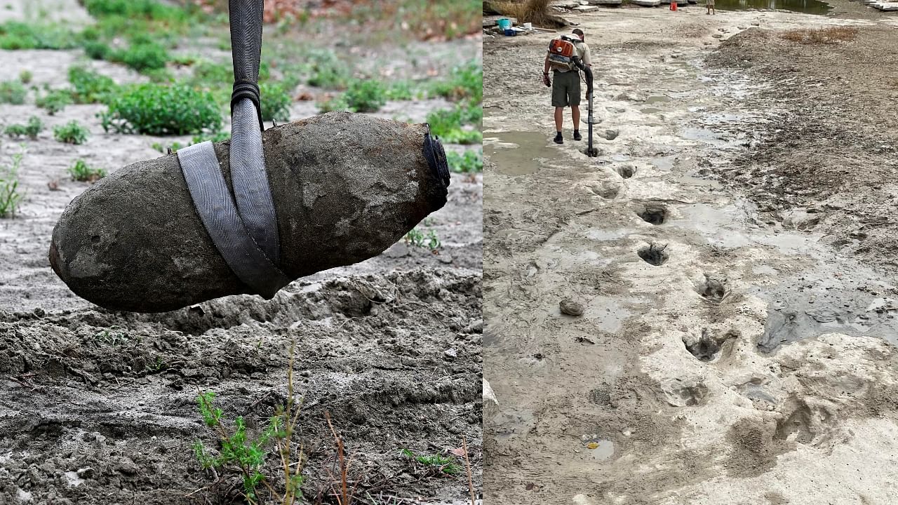 In Pics | Severe droughts bringing archaeological wonders and historic horrors to the surface