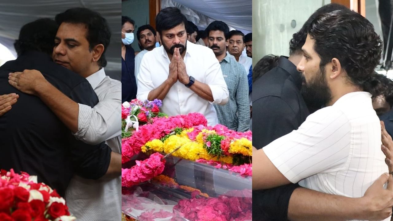 Krishnam Raju Funeral: Celebrities, politicians pay tribute