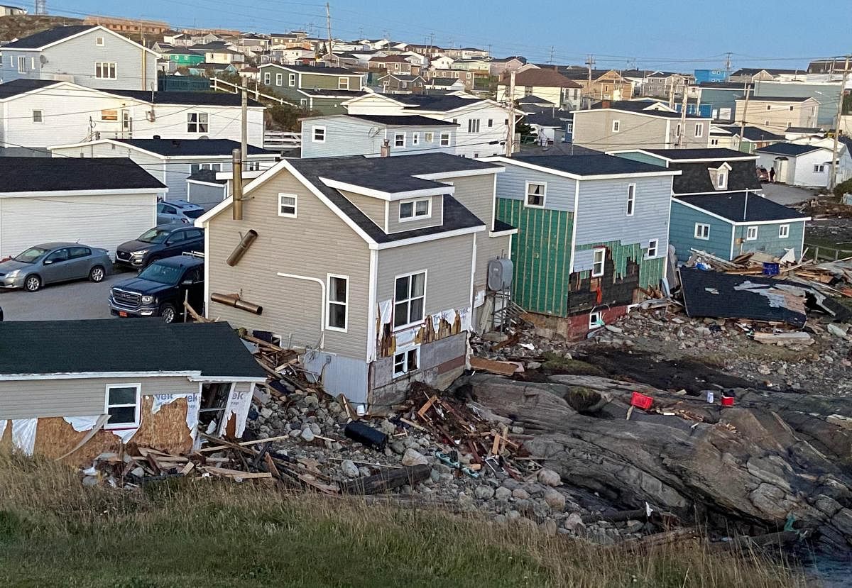 Parts of eastern Canada suffered "immense" devastation, officials said Sunday after powerful storm Fiona swept houses into the sea and caused major power outages, as the Caribbean and Florida braced for intensifying Tropical Storm Ian. Fiona, a post-tropical cyclone that had earlier killed seven people in the Caribbean, tore into Nova Scotia and Newfoundland. Credit: AFP Photo