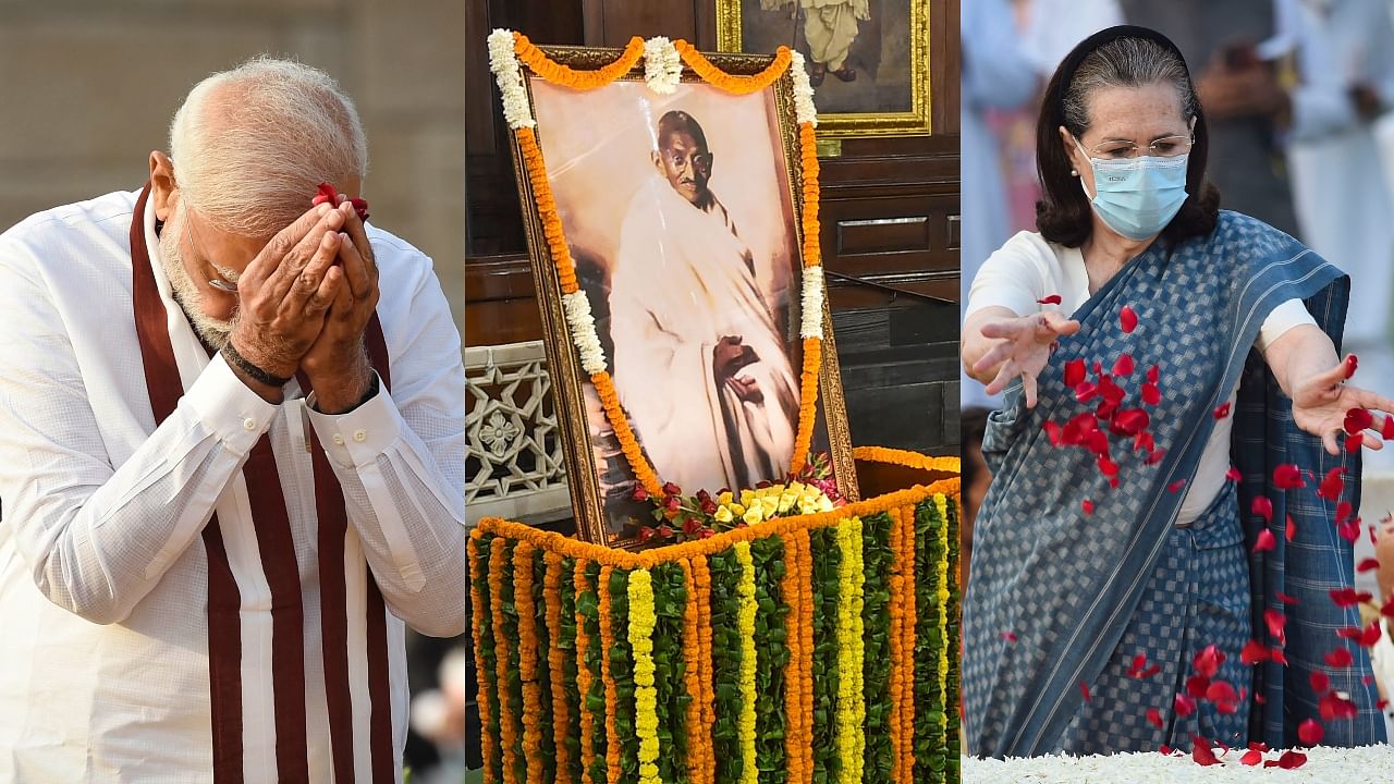 Politicians pay homage to Mahatma Gandhi on birth anniversary