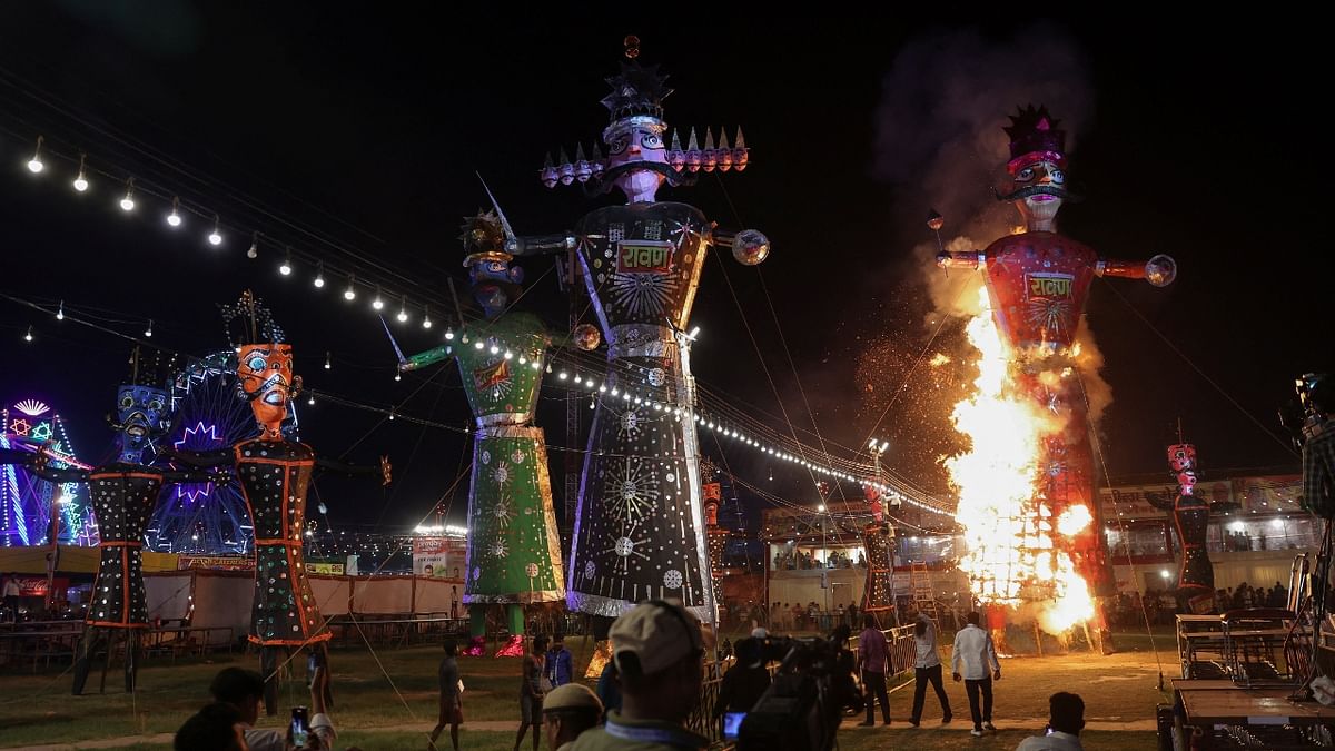 Dussehra celebrated with great fervour across nation; see pics