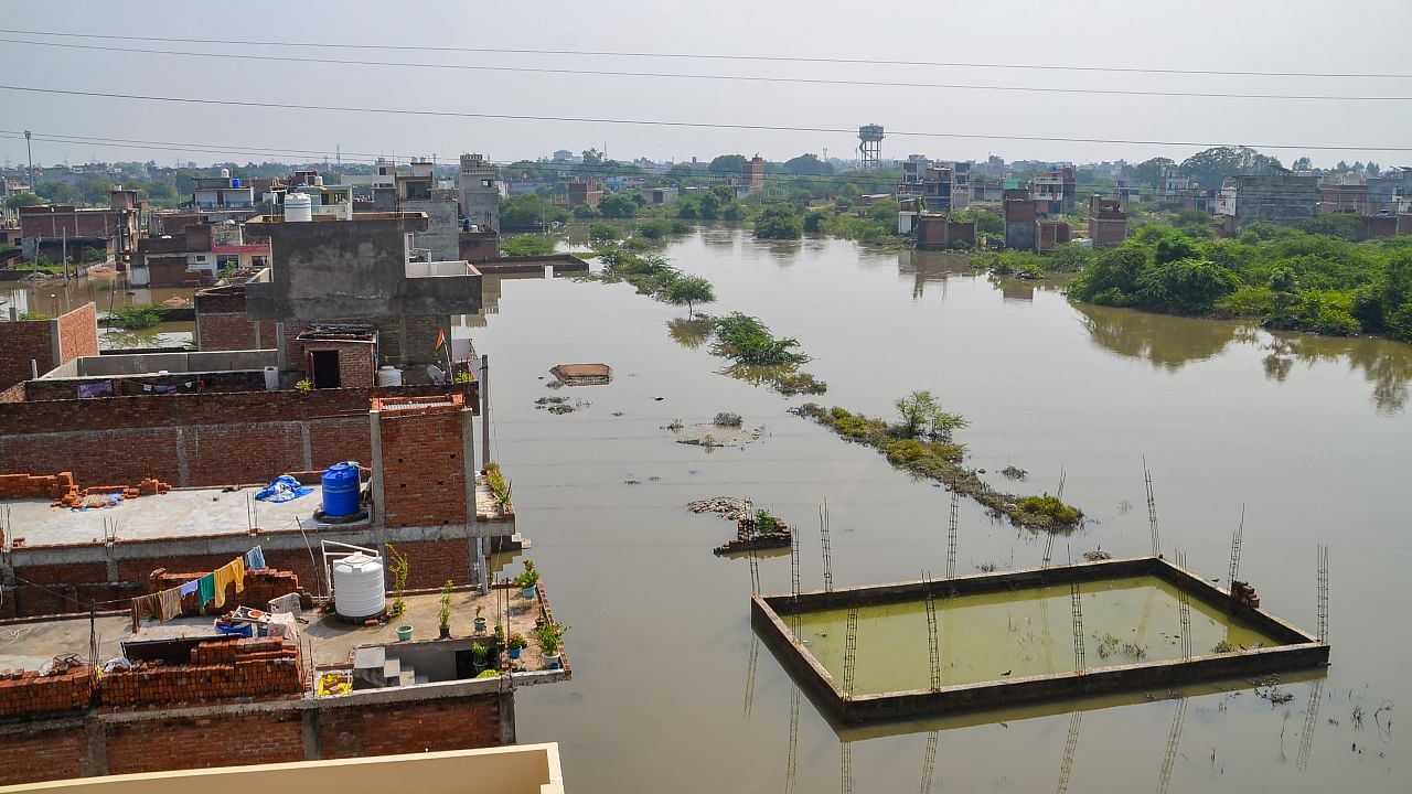 Over 1300 villages in Uttar Pradesh have been affected by floods Credit: PTI Photo