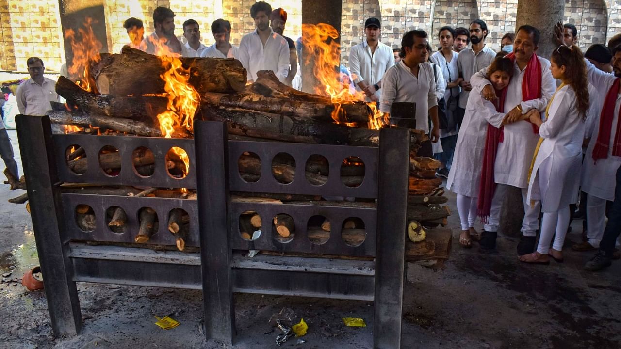 Tunisha Sharma cremated: Family and friends bid tearful adieu