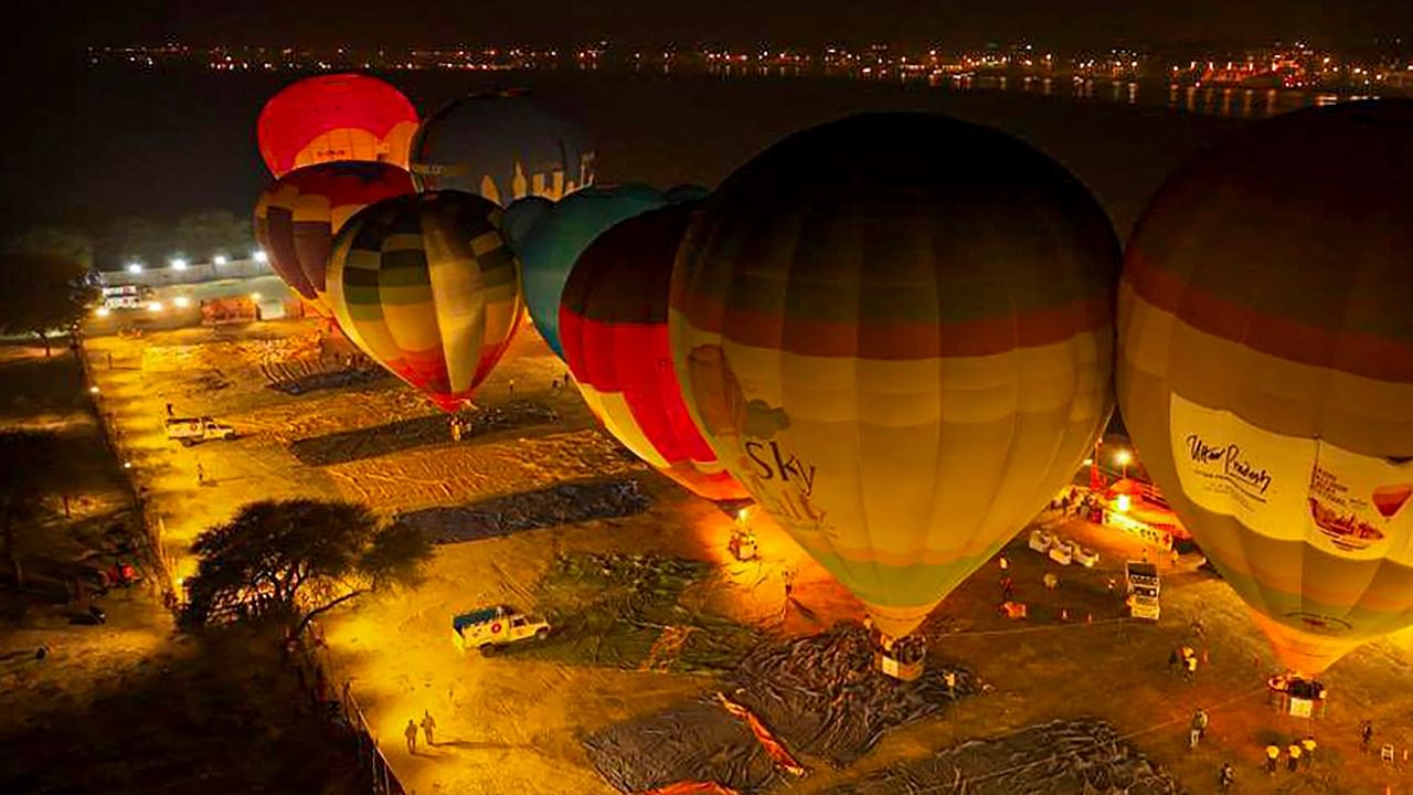In pics: Hot Air Balloon festival kicks off in Varanasi