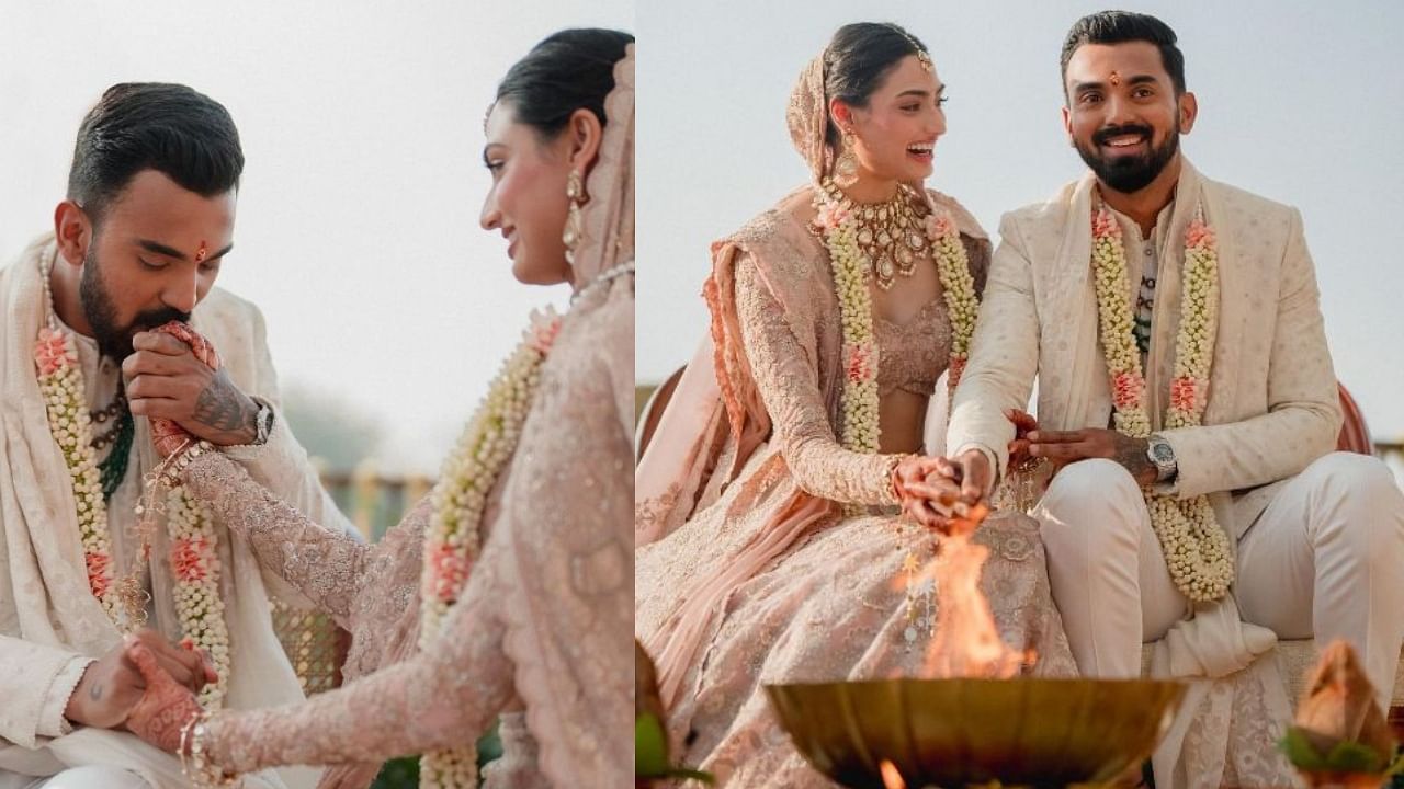 K L Rahul, Athiya Shetty share pics from their wedding