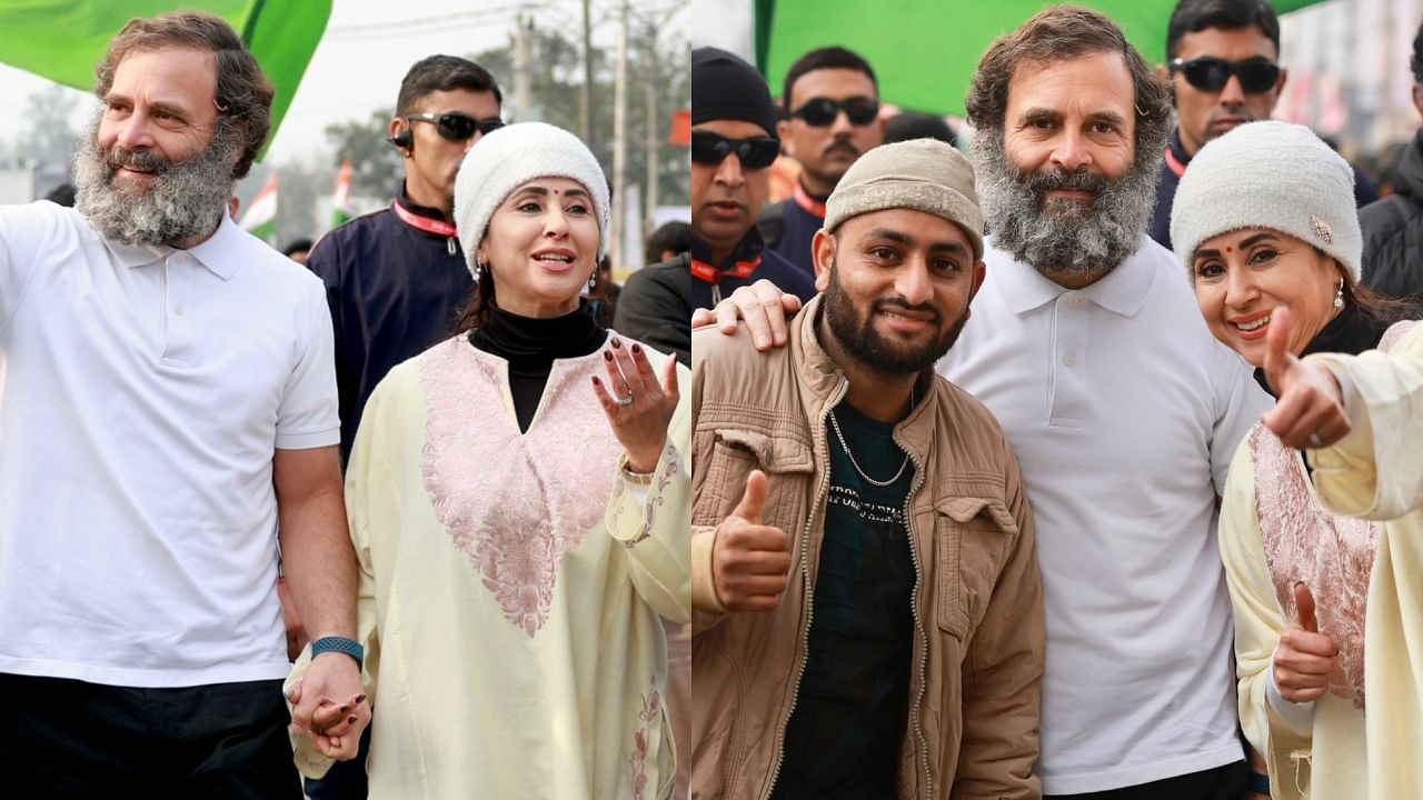 Bharat Jodo Yatra: Urmila Matondkar, who quit Congress, joins Rahul Gandhi in Jammu