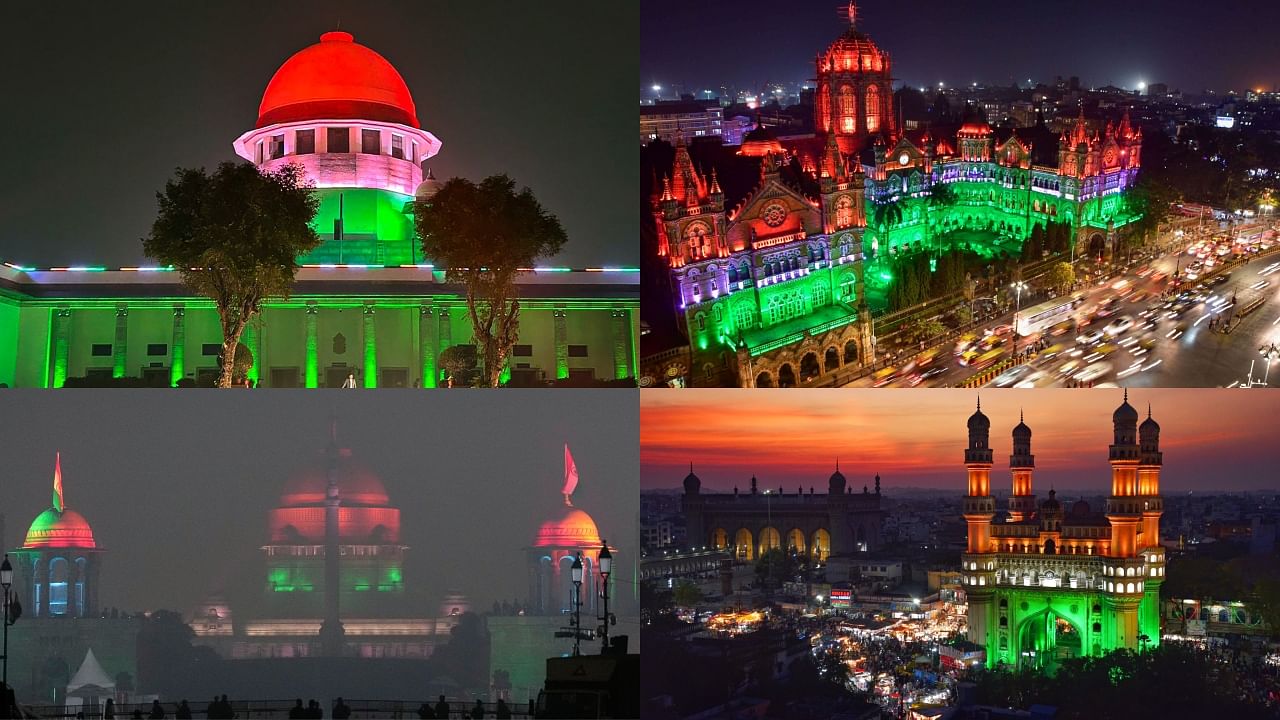 R-Day 2023: Famous places illuminated with tricolour