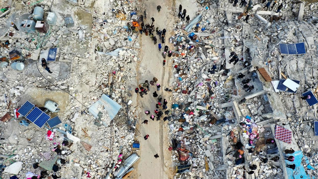 Turkey and Syria earthquake: Aerial pictures show the scale of devastation. Credit: AFP Photo
