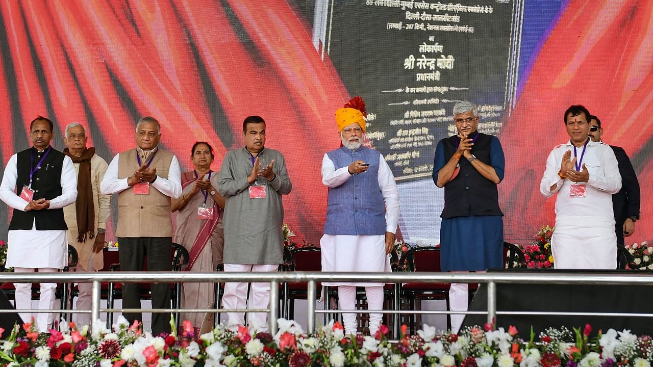 In pics: PM inaugurates part of Delhi-Mumbai Expressway