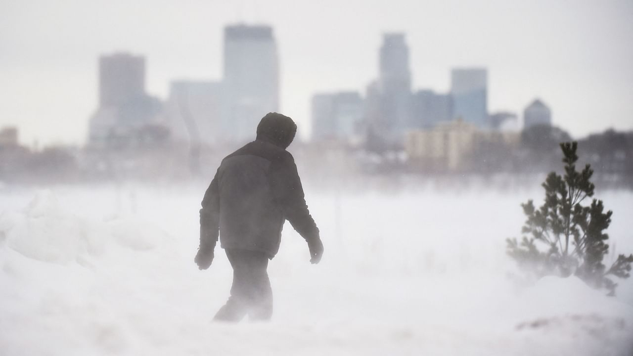 In Pics | Brutal blizzard batters parts of US. Credit: AFP Images