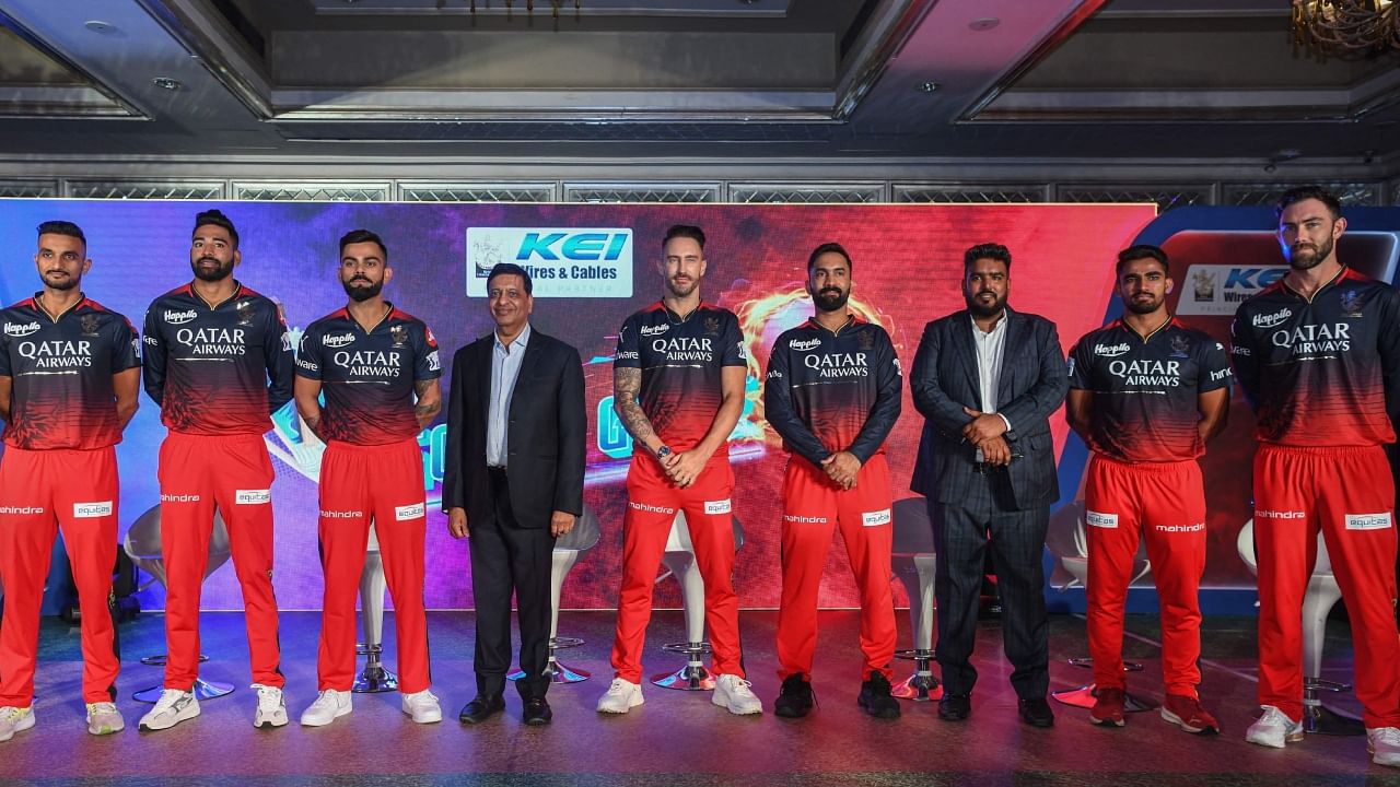 IPL 2023 | Royal Challengers Bangalore unveil new jersey in Bengaluru 