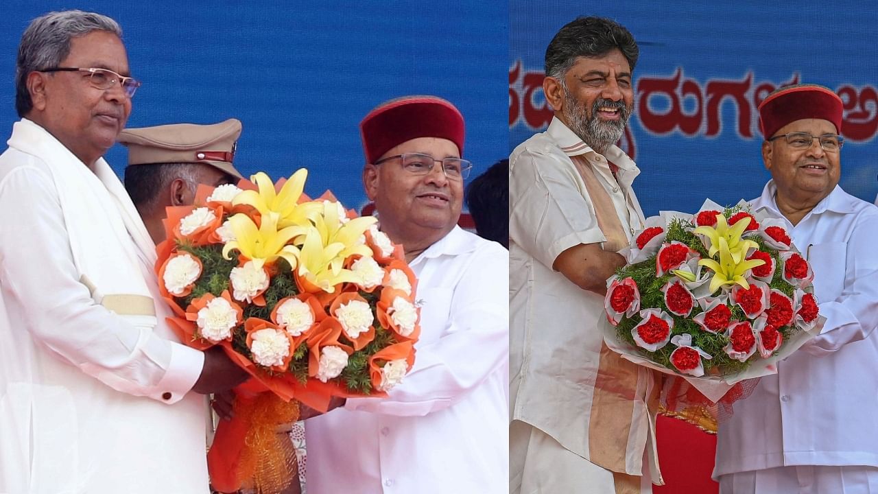 In Pics | Siddaramaiah, D K Shivakumar take oath as new Karnataka CM, DyCM