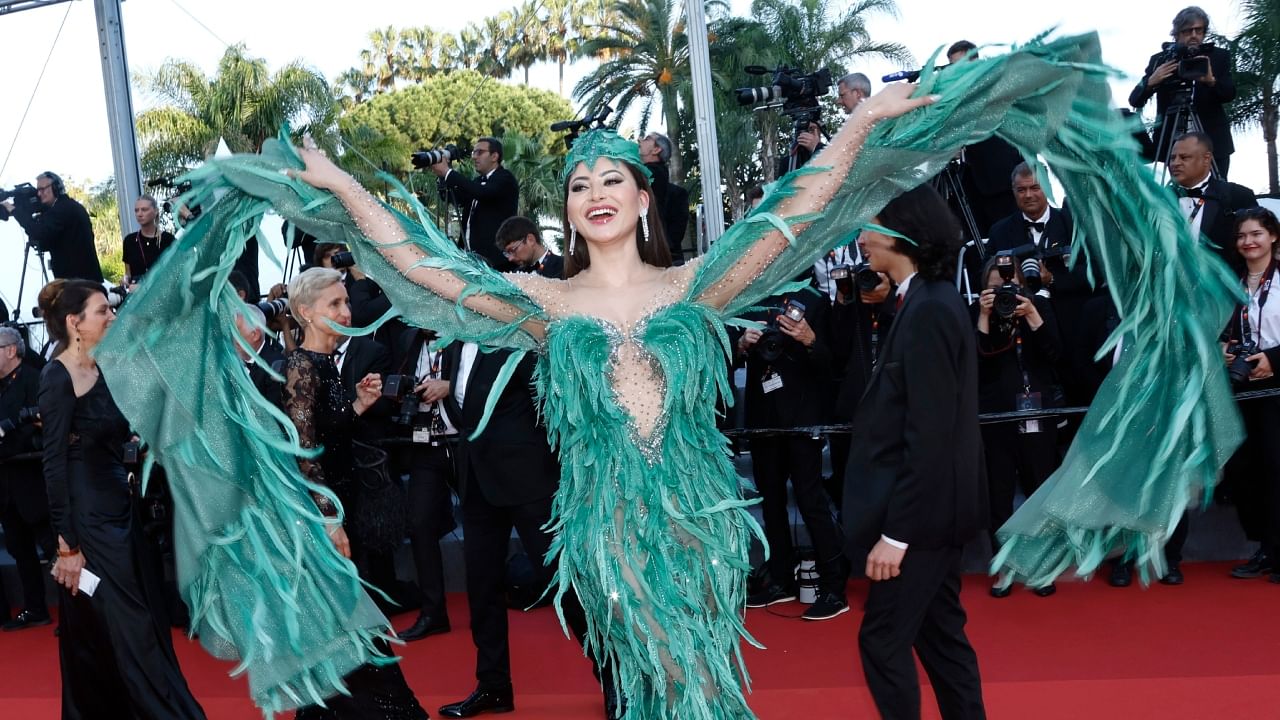 In Pics | Urvashi Rautela's 'Birdie Look' from Cannes festival goes viral. Credit: Reuters Photo