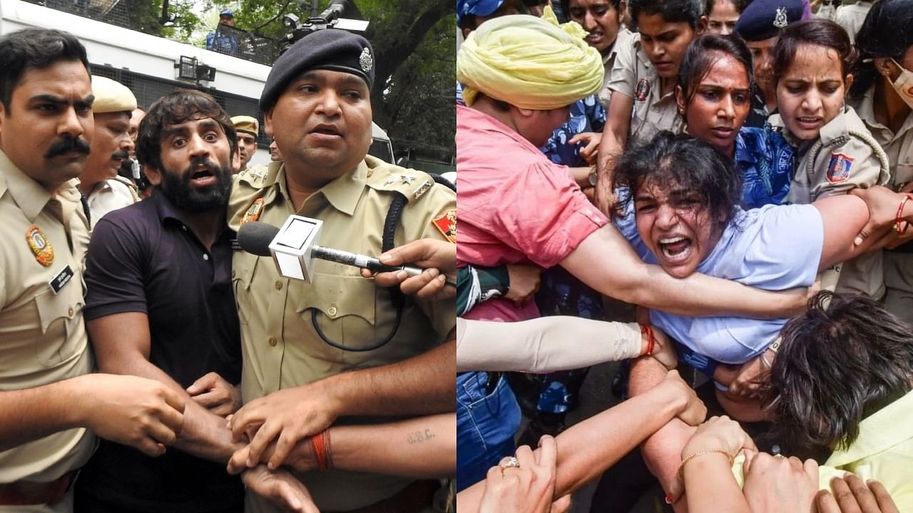 Delhi Police detains wrestlers, clears protest site at Jantar Mantar