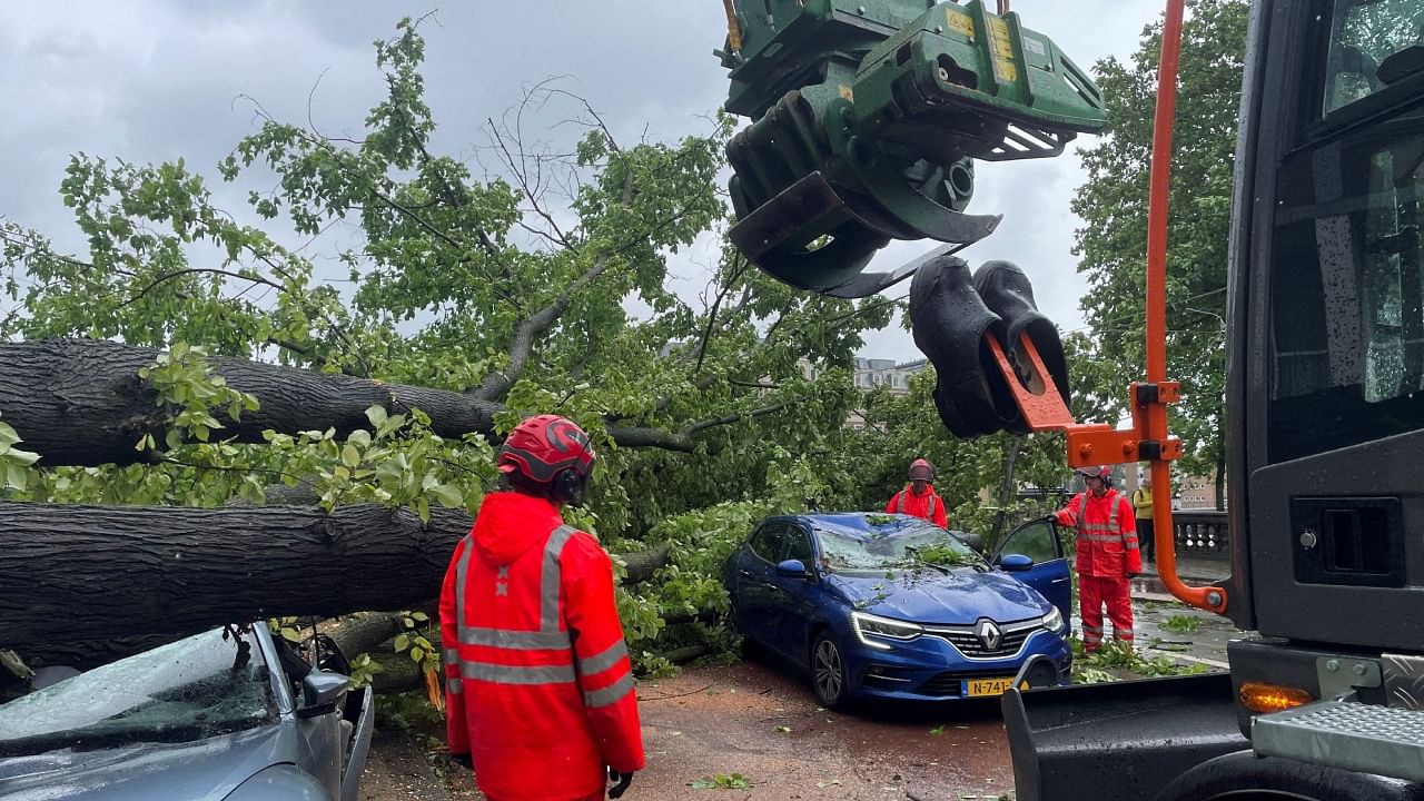 Strongest summer storm hits Netherlands. Credit: Reuters Photo