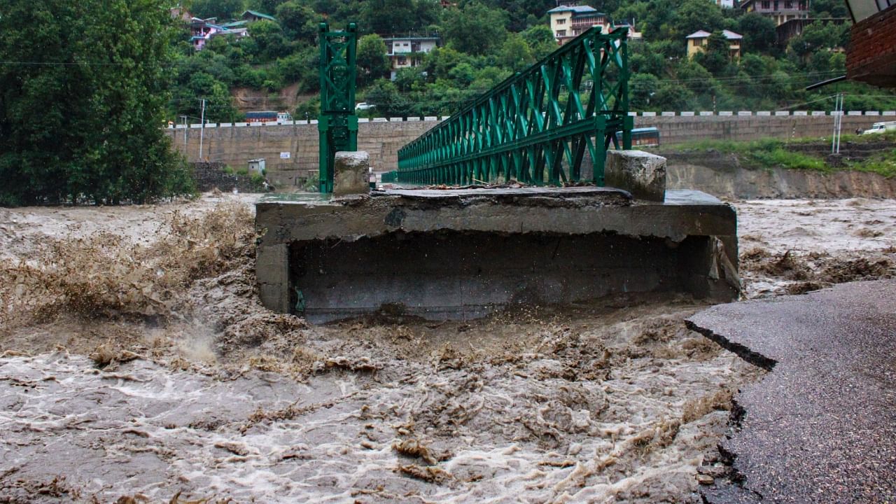 In Pics | Himachal Pradesh suffers loss of life, infrastructure in torrential rains.