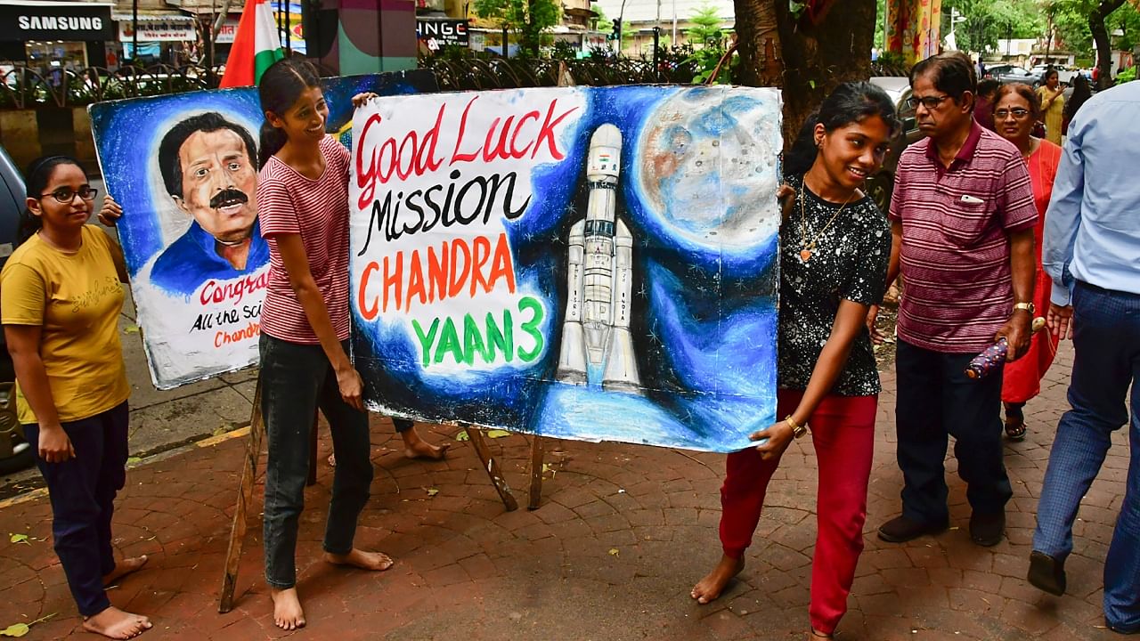 Chandrayaan 3: Nation eagerly awaits the launch of lunar mission. Credit: PTI Photo