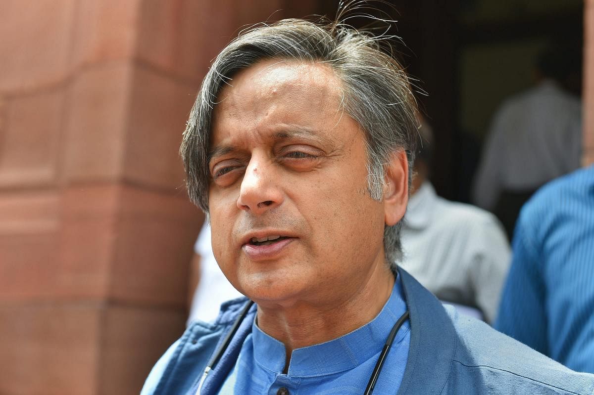 Congress MP Shashi Tharoor. (PTI File Photo)