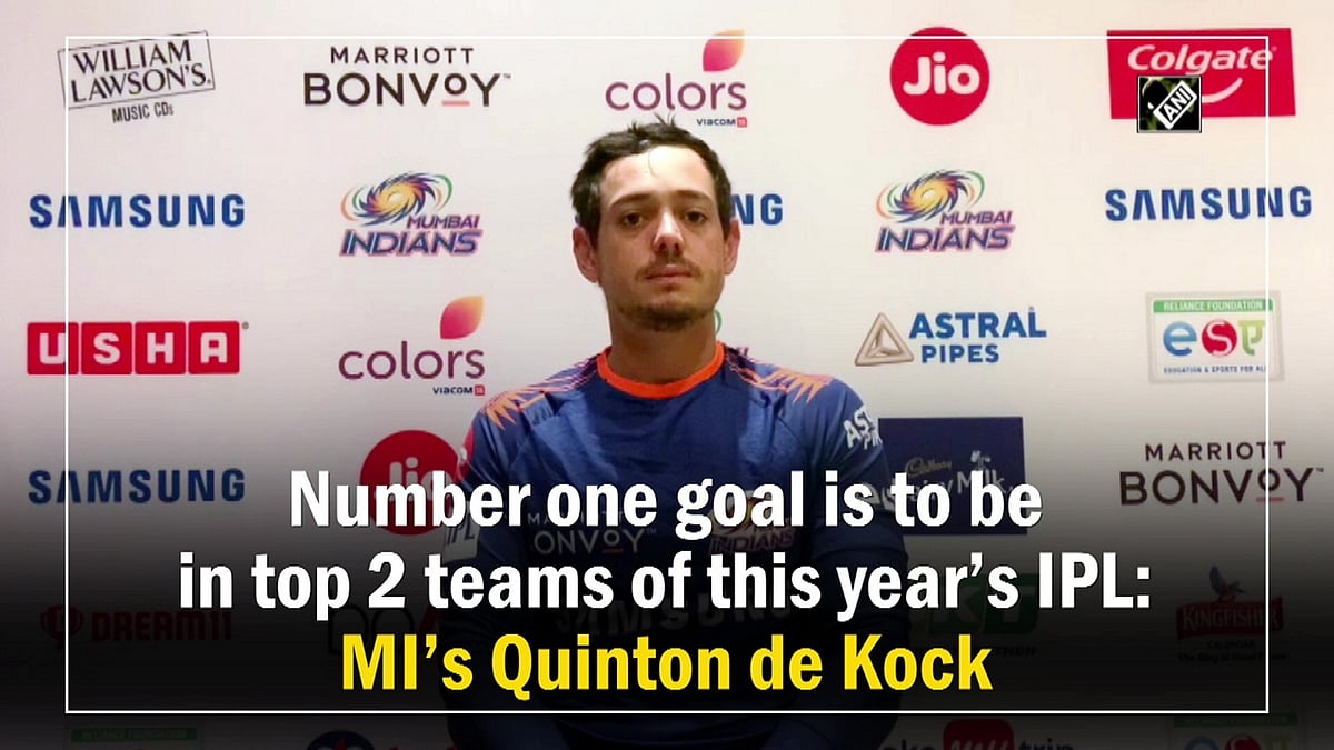 Number one goal is to be in top two teams: de Kock