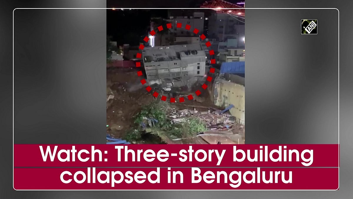 Three-story building collapses in Bengaluru
