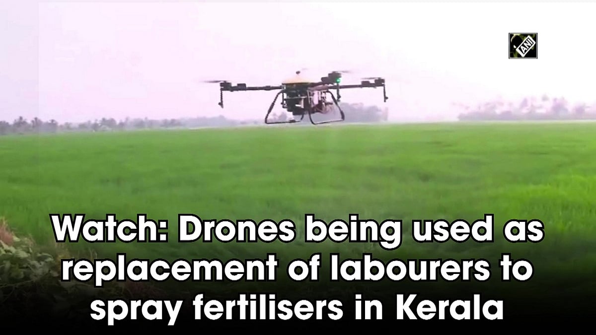 Kerala Drones being used as replacement of labourers